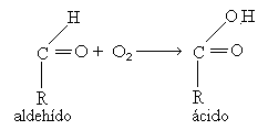 oxidacion de aldehido